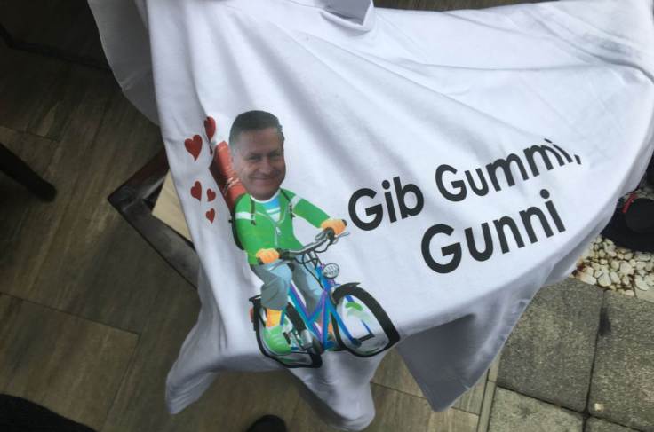 Großaufnahme Shirtdesign Gib Gummi Gunni