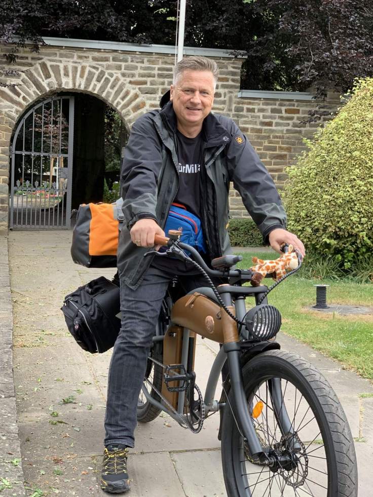 Gunnar auf seinem E-Bike