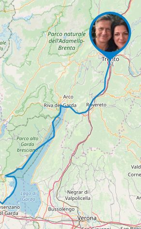 Streckenverlauf Tag 12