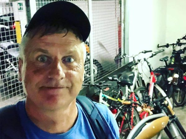Gunnar freut sich über Bike-Ladebereich