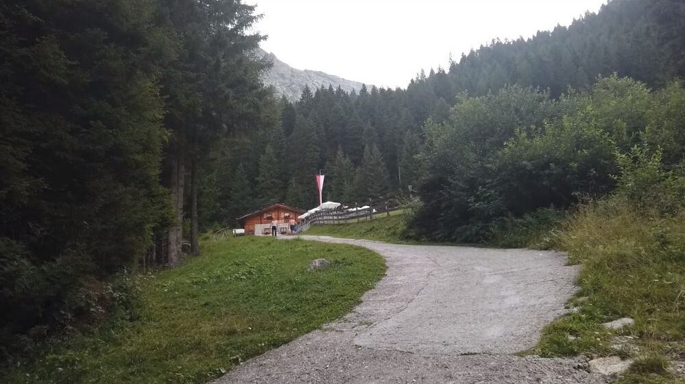 Blick auf die Streitweider Alm